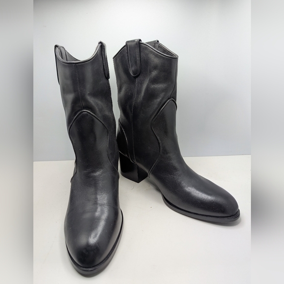 Aerosole Shoes - Aerosols Black Leather Boots